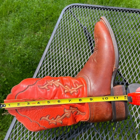 LUCCHESE 2000 Women’s Antique Brown Boots Size 7 1/2B - Picture 10 of 11